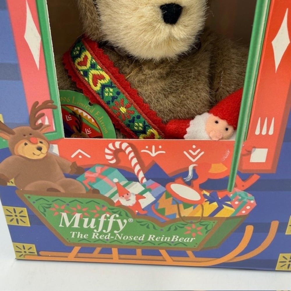 Muffy VanderBear 1996 Limited Edition Muffy the Red-Nosed ReinBear NIB - Picture 3 of 8